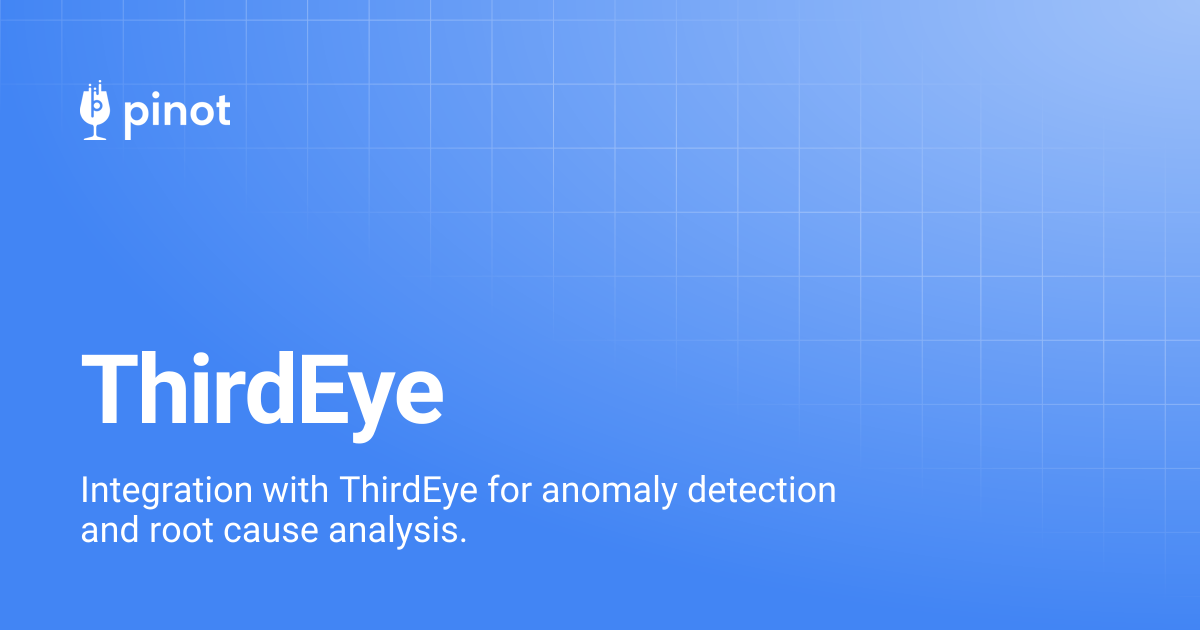 ThirdEye | release-1.2.0 | Apache Pinot Docs
