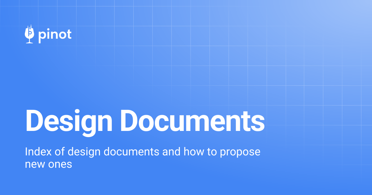 Design Documents | Apache Pinot Docs